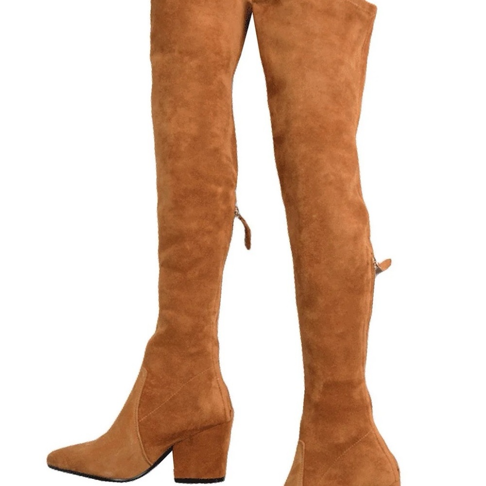 Suede Over-the-Knee Boots